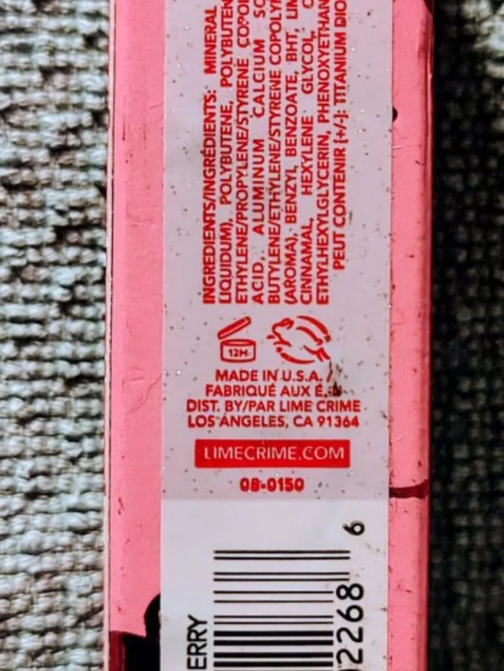 Lime Crime Wet Cherry Gloss – Disco Cherry